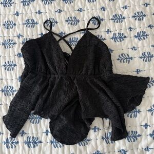 Elegant Black Women's Top